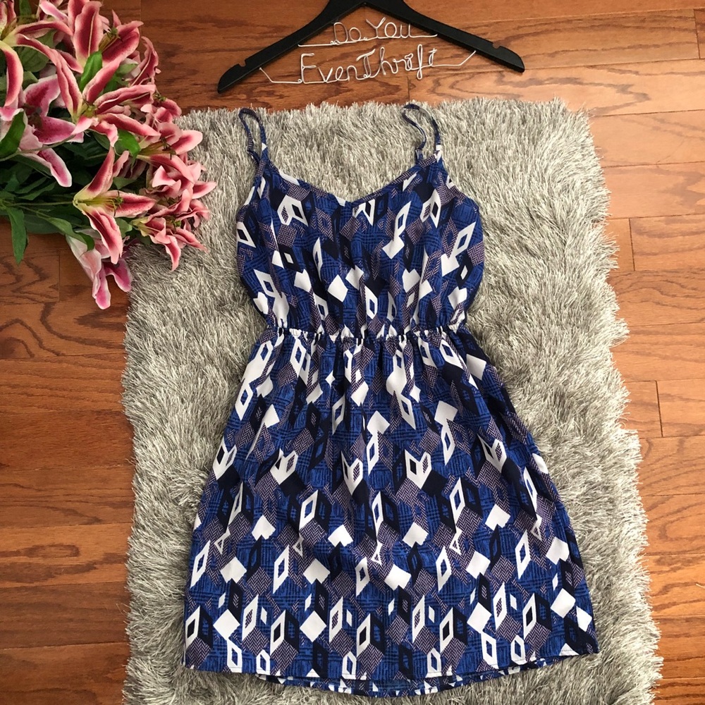 {One Clothing} Small Summer Dress w/Keyhole Back